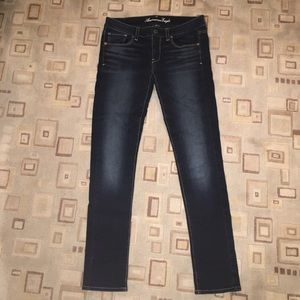 AEO Dark Blue Stretch Skinny Jeans